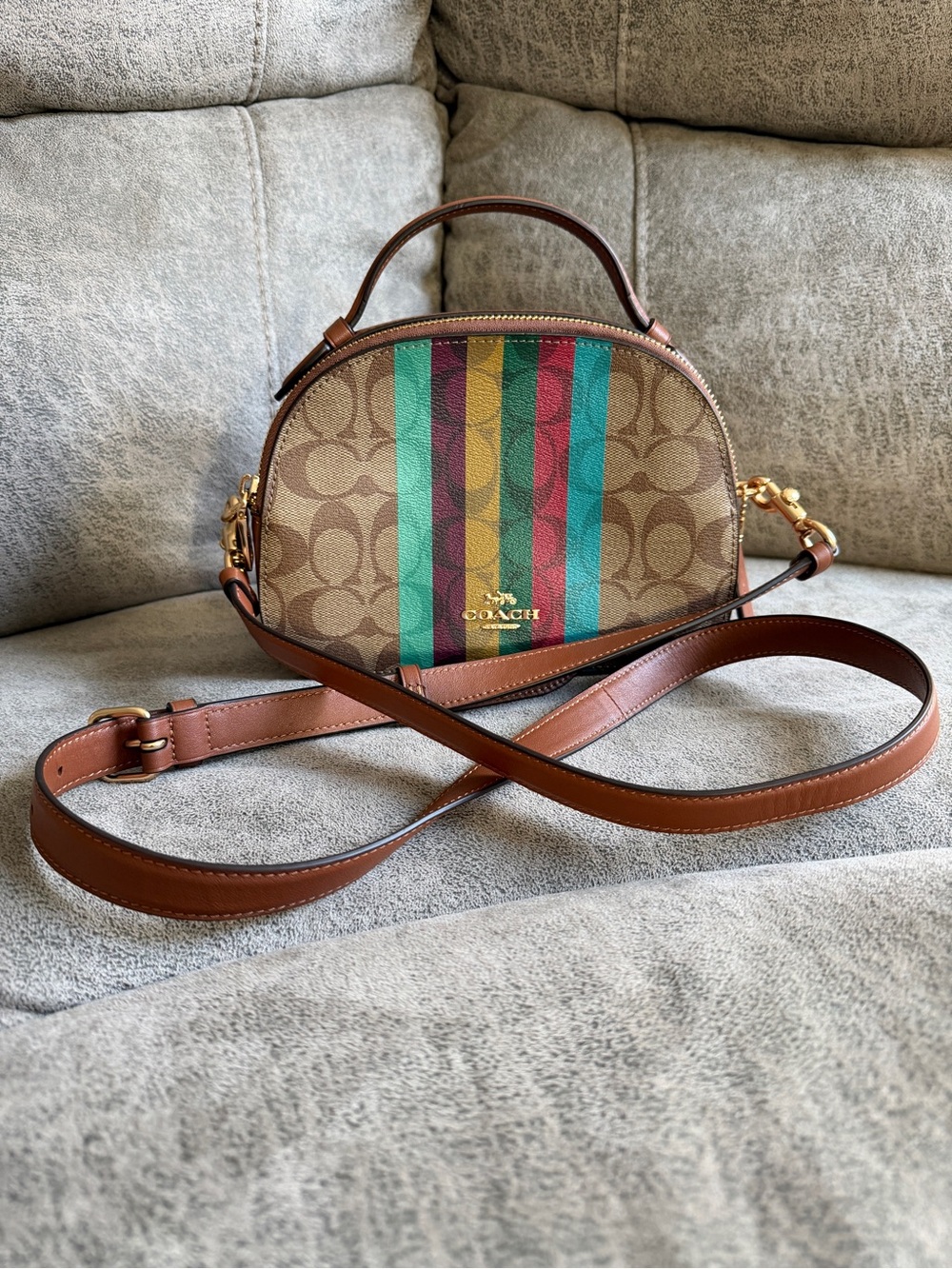 Coach Serena Satchel with Stripe